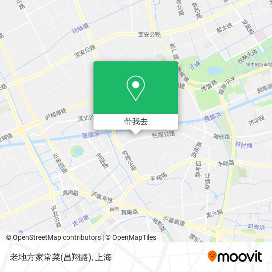 老地方家常菜(昌翔路)地图