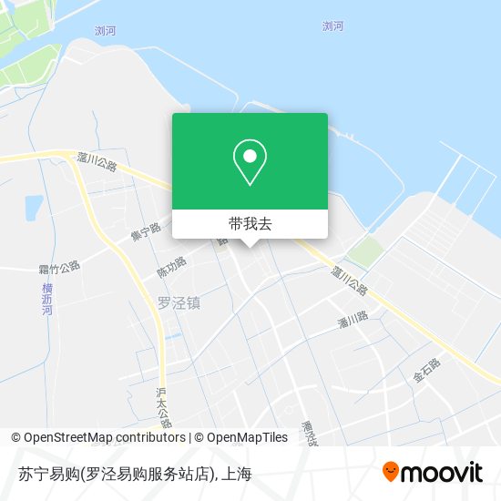 苏宁易购(罗泾易购服务站店)地图