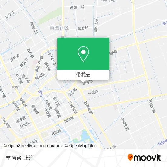 墅沟路地图