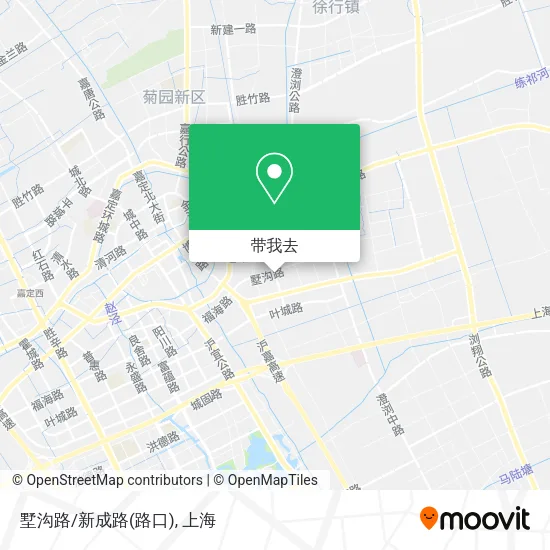 墅沟路/新成路(路口)地图