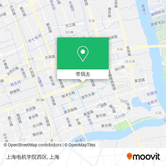 上海电机学院西区地图