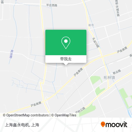 上海鑫永电机地图