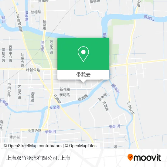 上海双竹物流有限公司地图