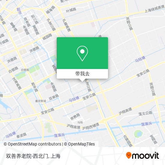 双善养老院-西北门地图