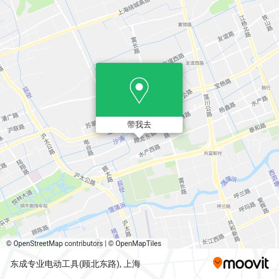东成专业电动工具(顾北东路)地图