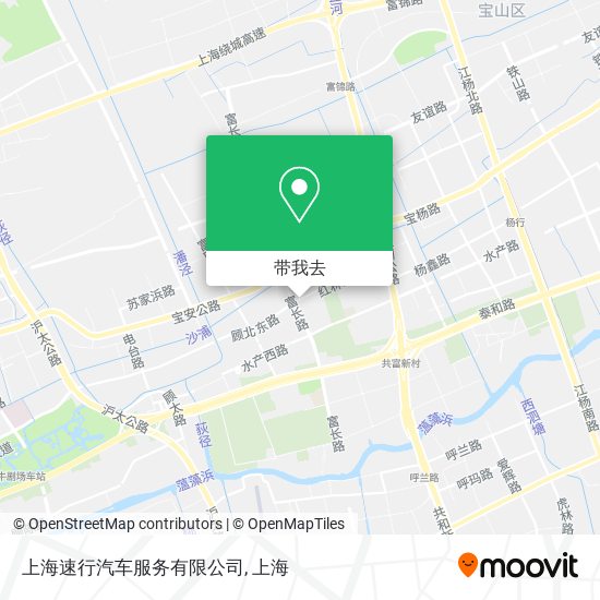 上海速行汽车服务有限公司地图