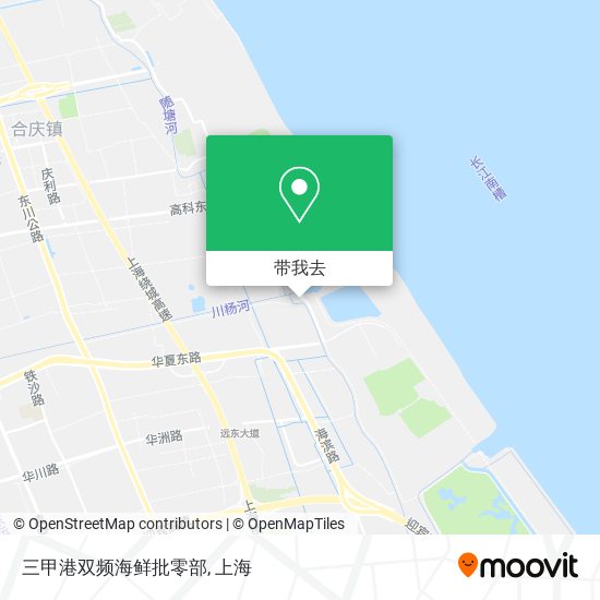 三甲港双频海鲜批零部地图