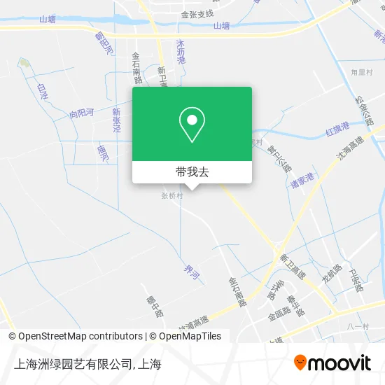 上海洲绿园艺有限公司地图