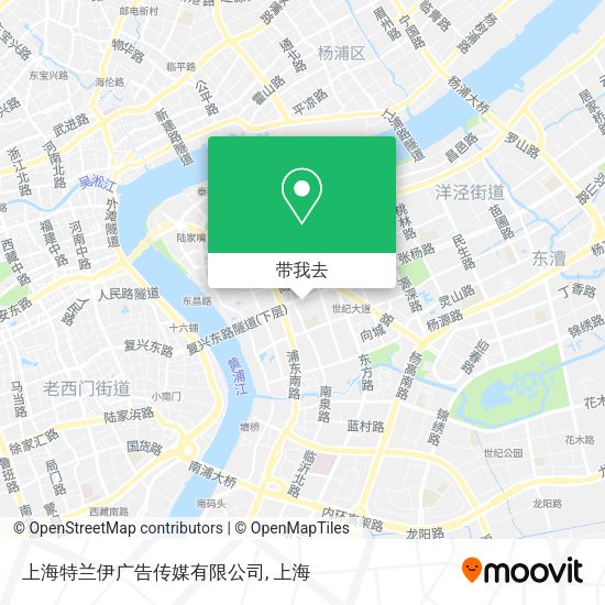 上海特兰伊广告传媒有限公司地图