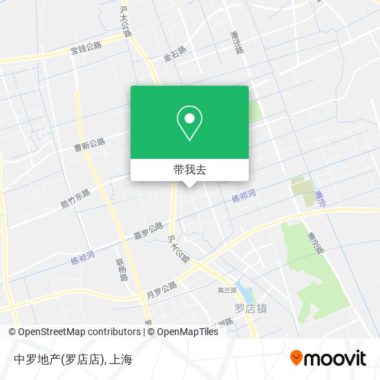 中罗地产(罗店店)地图