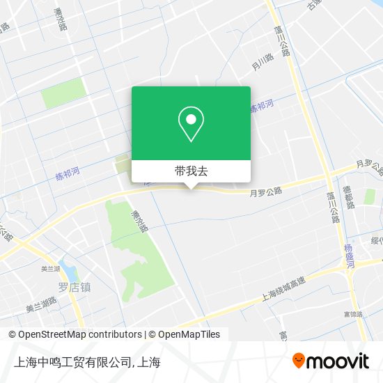 上海中鸣工贸有限公司地图