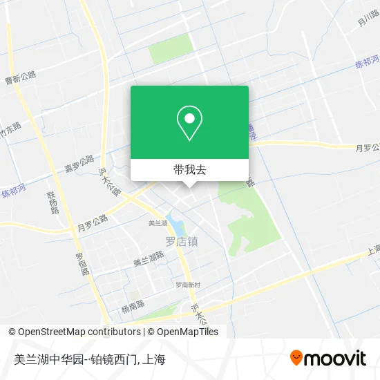 美兰湖中华园-·铂镜西门地图