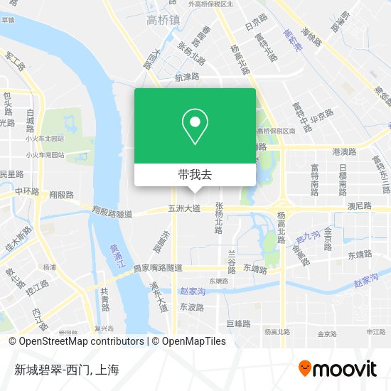 新城碧翠-西门地图