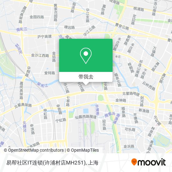 易帮社区IT连锁(许浦村店MH251)地图