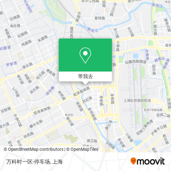 万科时一区-停车场地图