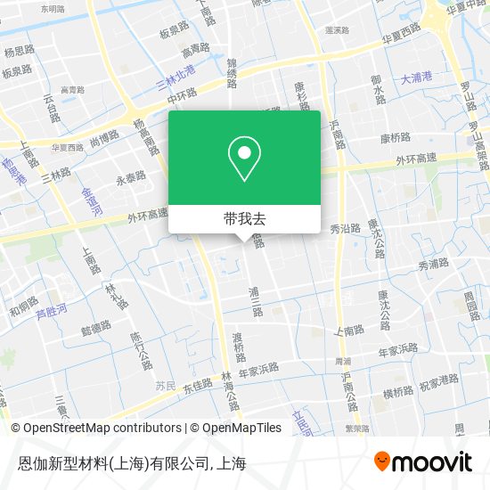 恩伽新型材料(上海)有限公司地图