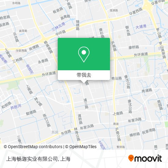 上海畅迦实业有限公司地图