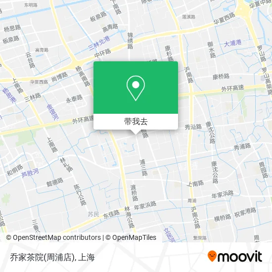 乔家茶院(周浦店)地图