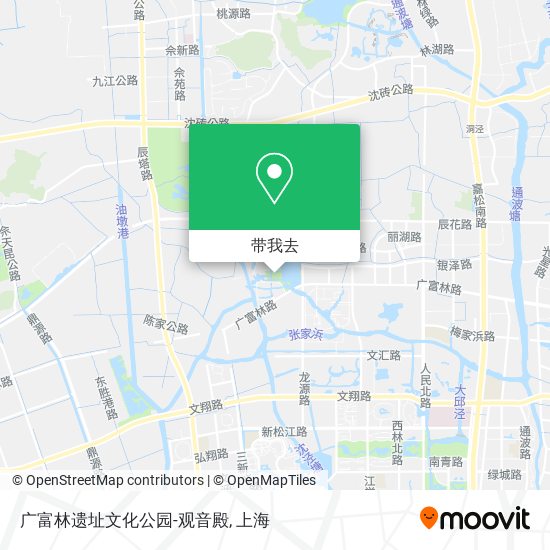 广富林遗址文化公园-观音殿地图