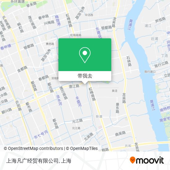 上海凡广经贸有限公司地图