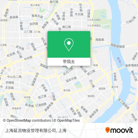 上海延吉物业管理有限公司地图