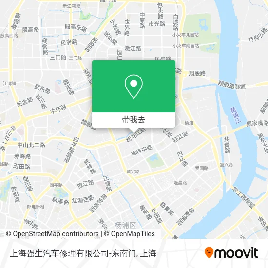 上海强生汽车修理有限公司-东南门地图