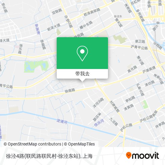 徐泾4路(联民路联民村-徐泾东站)地图