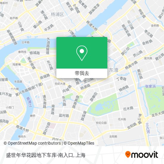 盛世年华花园地下车库-南入口地图