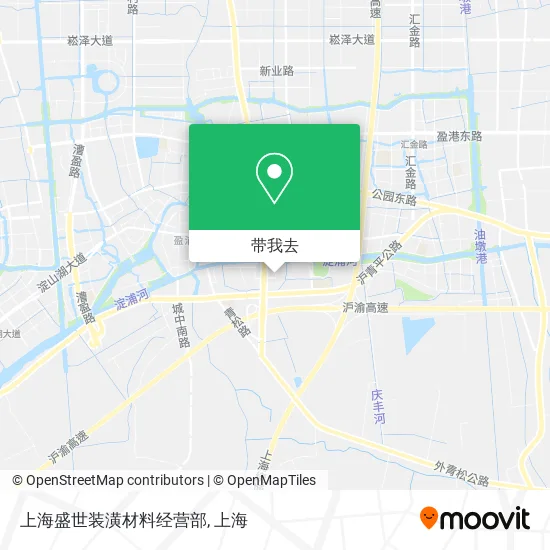 上海盛世装潢材料经营部地图