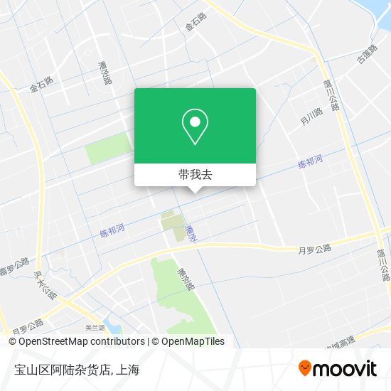 宝山区阿陆杂货店地图