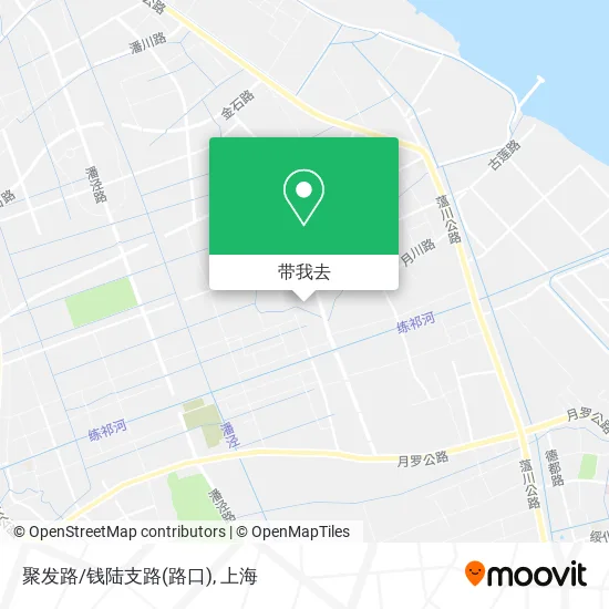 聚发路/钱陆支路(路口)地图