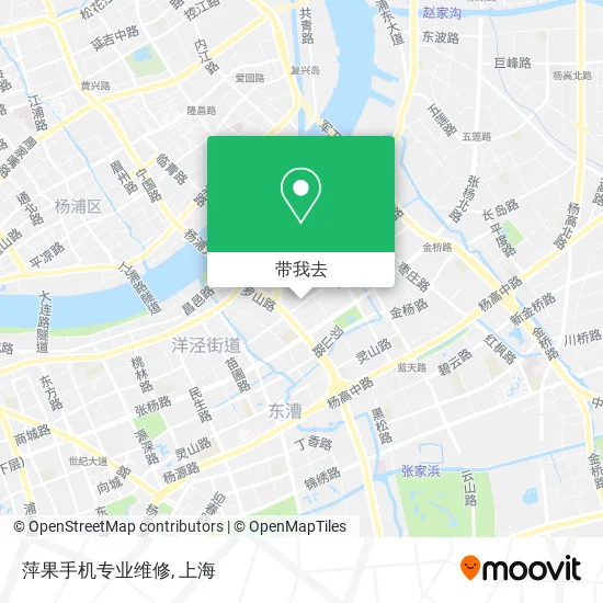 萍果手机专业维修地图