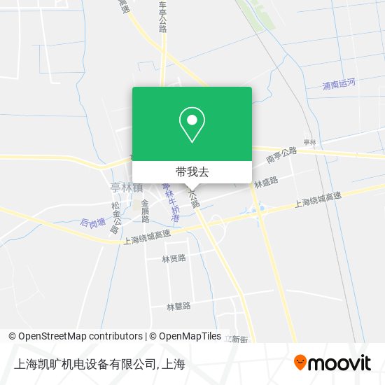 上海凯旷机电设备有限公司地图