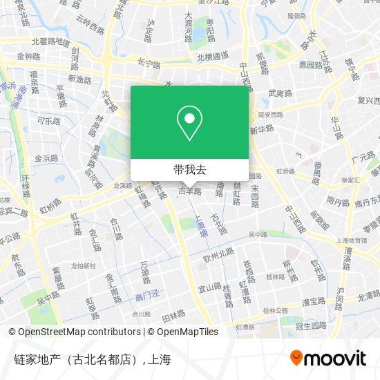 链家地产（古北名都店）地图