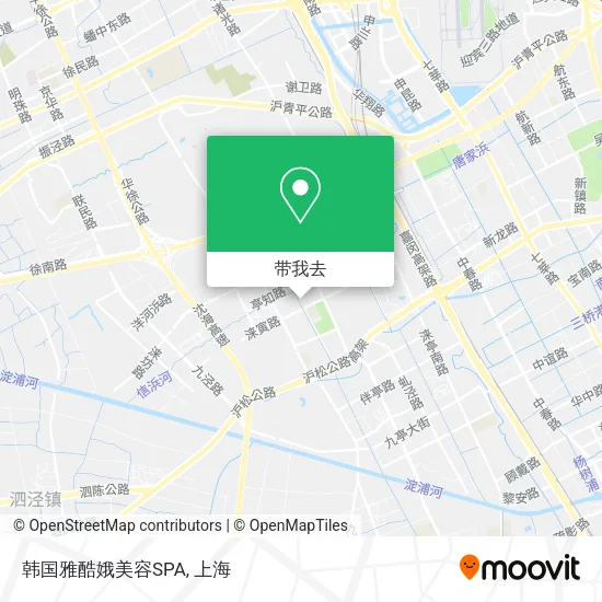 韩国雅酷娥美容SPA地图