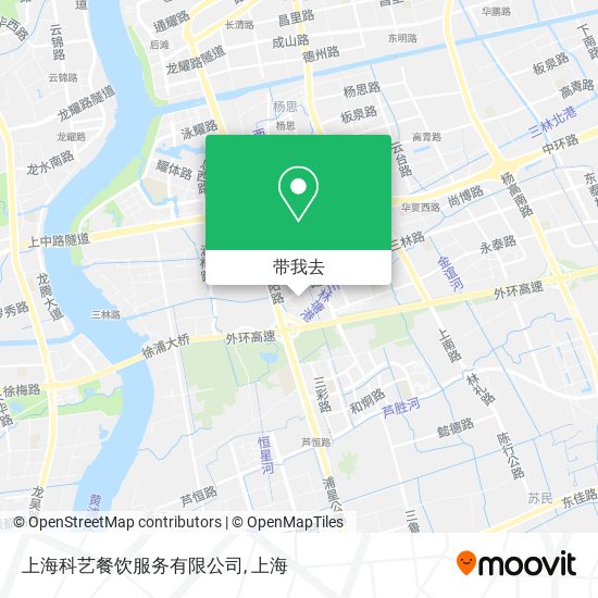 上海科艺餐饮服务有限公司地图