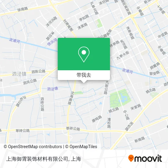 上海御霄装饰材料有限公司地图