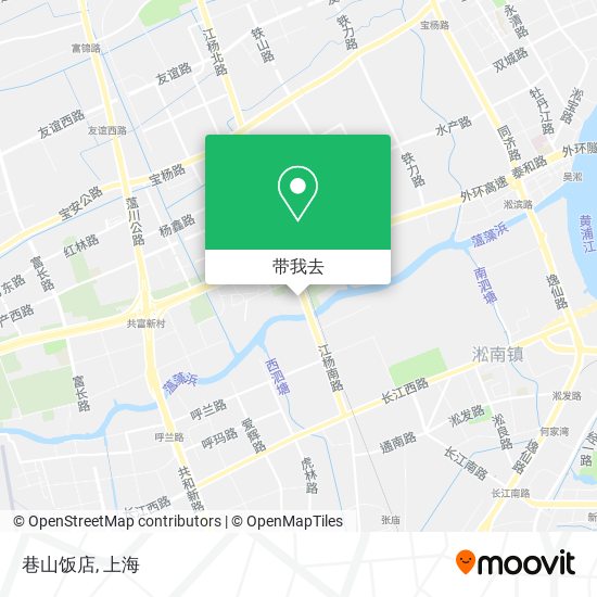 巷山饭店地图