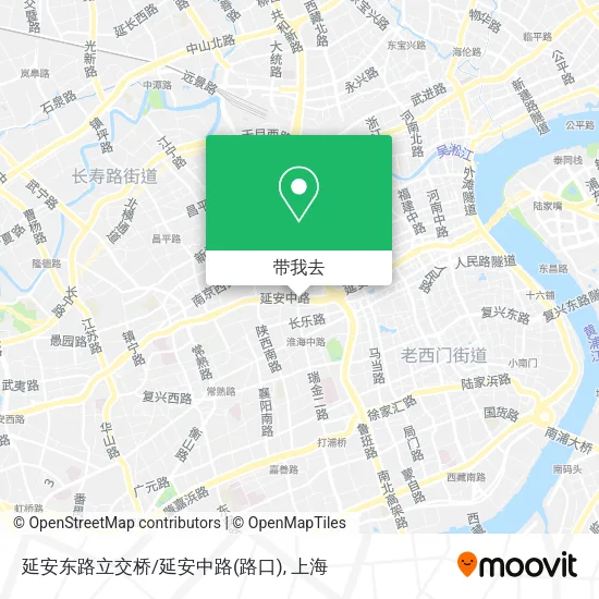 延安东路立交桥/延安中路(路口)地图