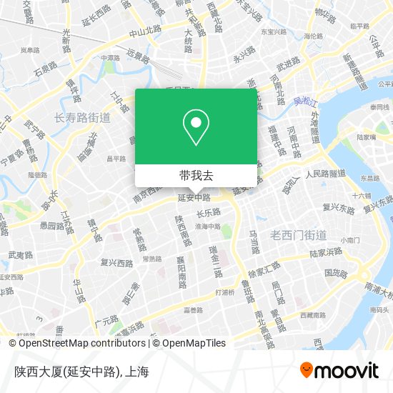 陕西大厦(延安中路)地图
