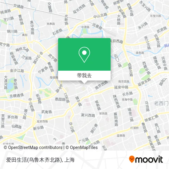 爱田生活(乌鲁木齐北路)地图
