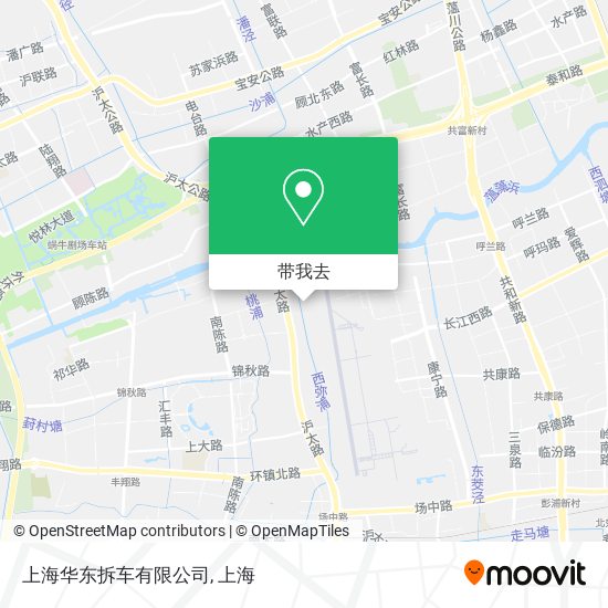 上海华东拆车有限公司地图
