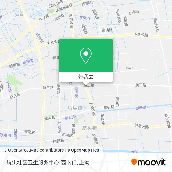 航头社区卫生服务中心-西南门地图