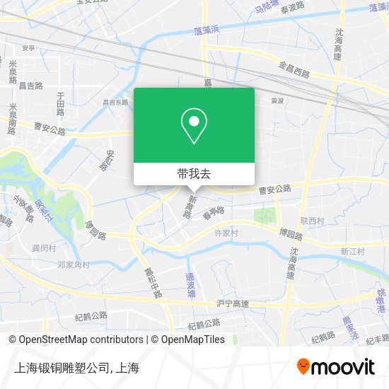 上海锻铜雕塑公司地图