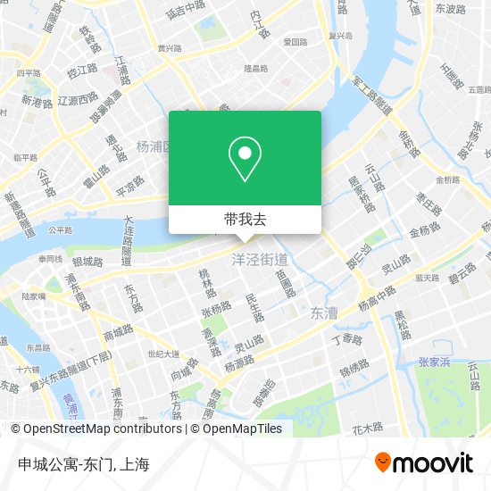 申城公寓-东门地图