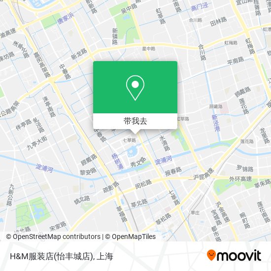 H&M服装店(怡丰城店)地图