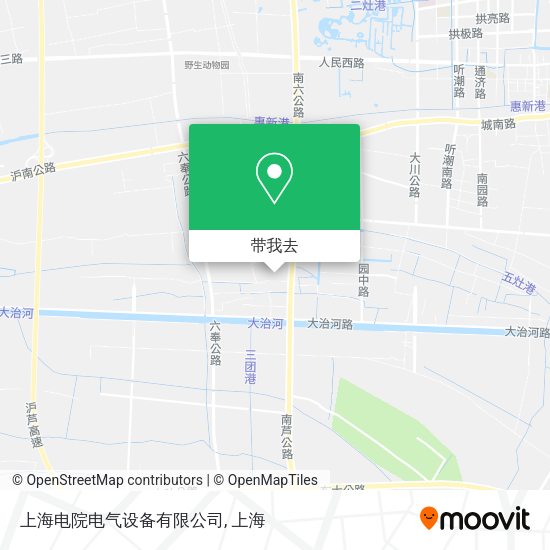 上海电院电气设备有限公司地图