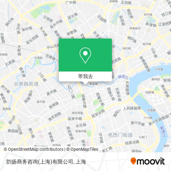 韵扬商务咨询(上海)有限公司地图