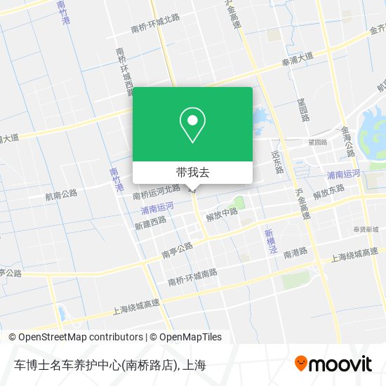 车博士名车养护中心(南桥路店)地图