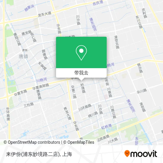 来伊份(浦东妙境路二店)地图